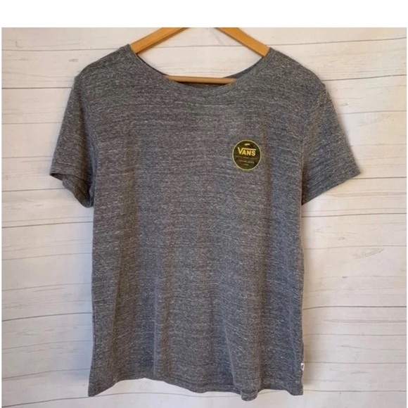 Vans Other - Vans Heather Gray Tee with Logo